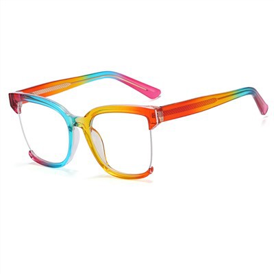 Lunettes carrées anti-lumière bleue