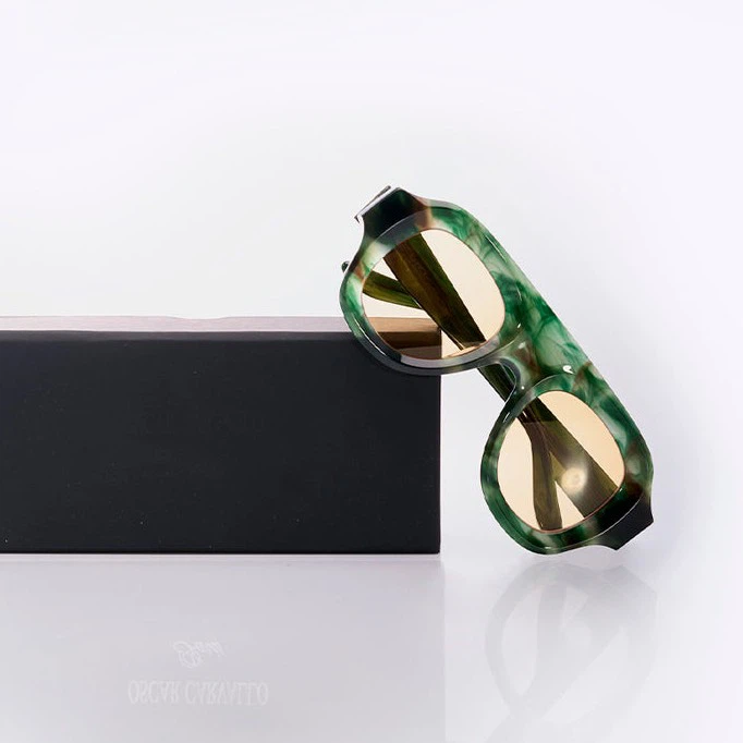 Green Acetate Sunglasses