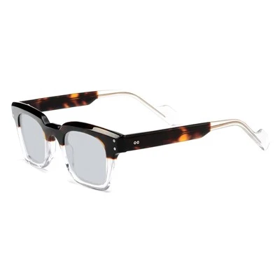 Lunettes de soleil carré d'acétate